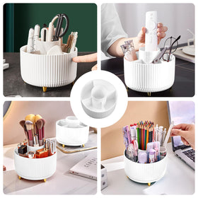 Close-up of Diesisa Makeup Brush Holder compartments