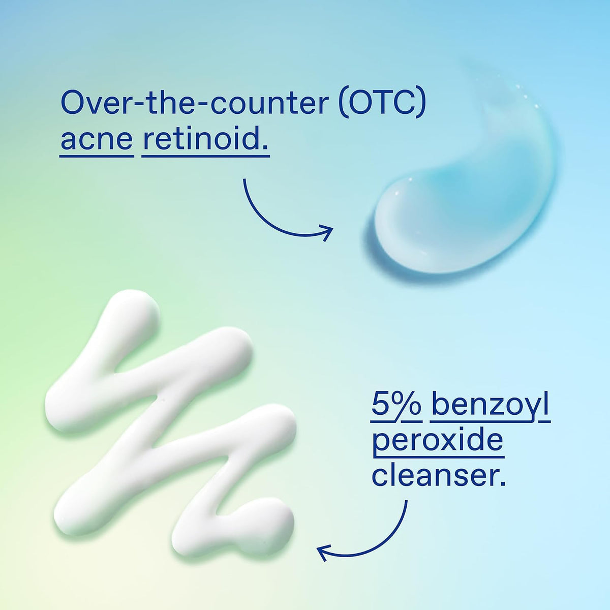Close-up of Differin Gel texture