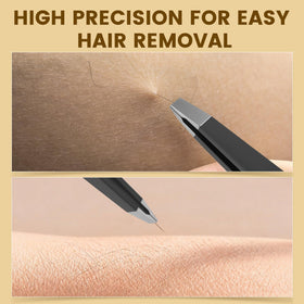 Close-up of Diodiva slant tip tweezer