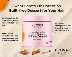 Close-up of Donna's Recipe Sweet Potato Pie Hair Butter texture