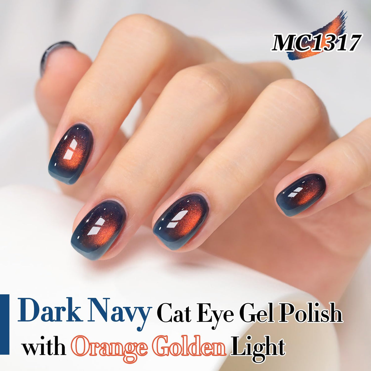 Close-up of Double Rhythm Cat Eye Gel Nail Polish brush