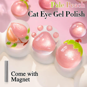 Close-up of Double Rhythm Cat Eye Gel Polish bottle