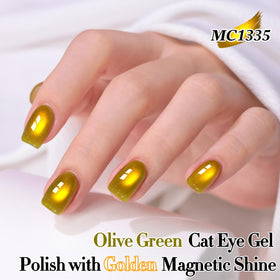 Close-up of Double Rhythm Cat Eye Gel Polish bottle