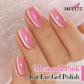Close-up of Double Rhythm Cat Eye Gel Polish bottle