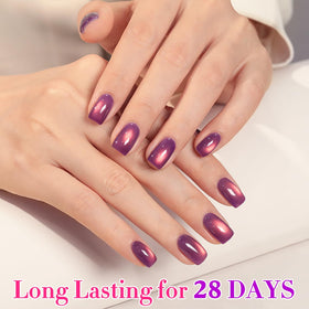 Close-up of Double Rhythm Cat Eye Gel Polish bottle
