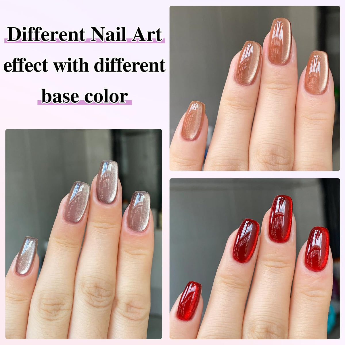 Close-up of Double Rhythm Cat Eye Gel Polish bottle