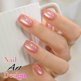 Close-up of Double Rhythm Cat Eye Gel Polish texture