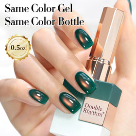 Close-up of Double Rhythm Cat Eye Gel Polish texture