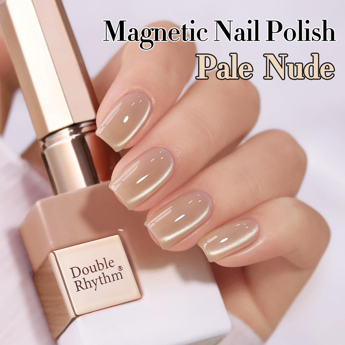 Close-up of Double Rhythm Cat Eye Gel Polish texture