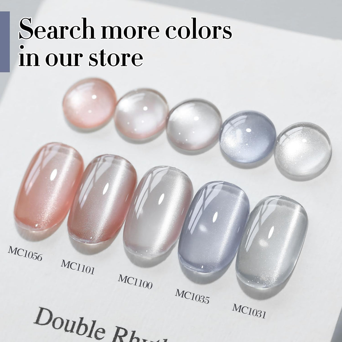 Close-up of Double Rhythm Cat Eye Gel Polish texture