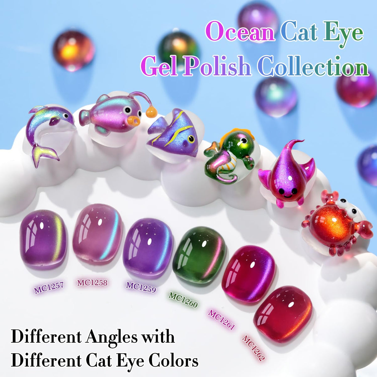 Close-up of Double Rhythm Gel Nail Polish bottle with shimmer