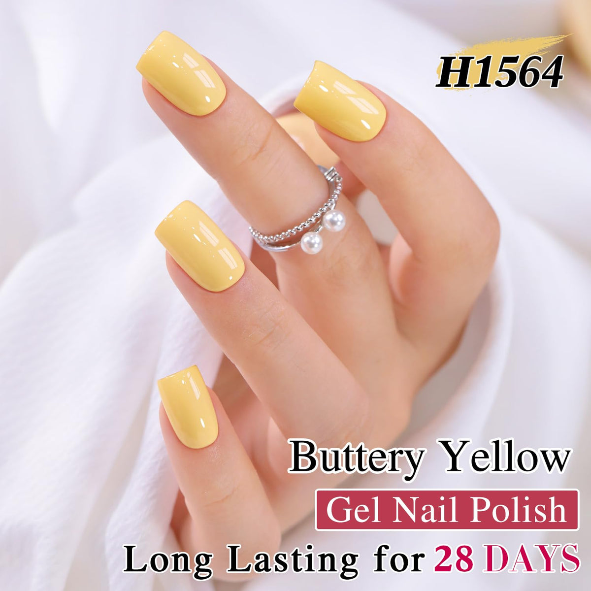 Close-up of Double Rhythm Gel Polish gold handle