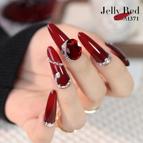 Close-up of Double Rhythm Jelly Gel Polish bottle