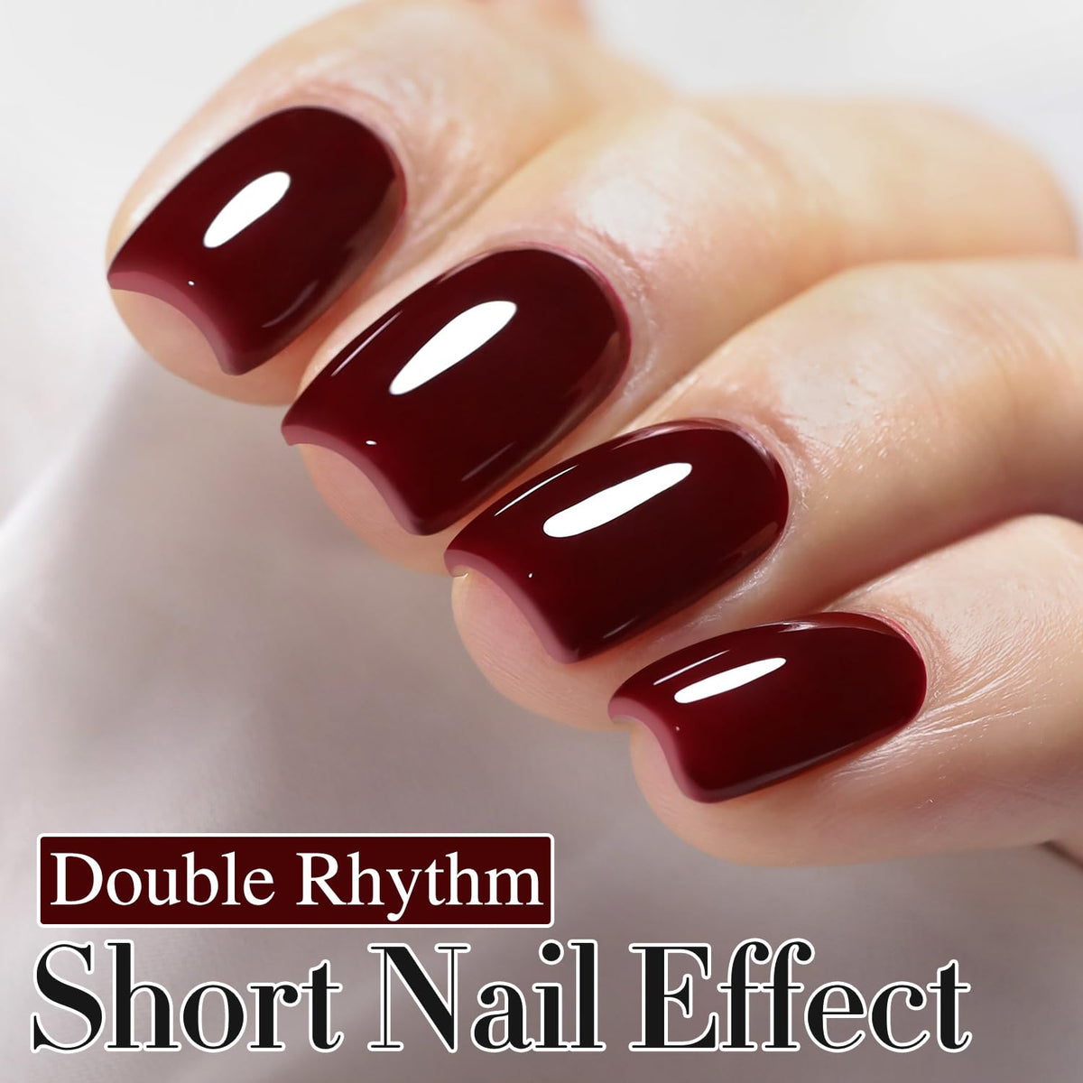 Close-up of Double Rhythm Jelly Gel Polish bottle