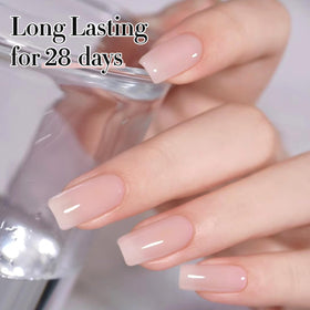 Close-up of Double Rhythm Jelly Gel Polish bottle with cap