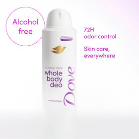 Close-up of Dove Whole Body Deodorant Spray nozzle