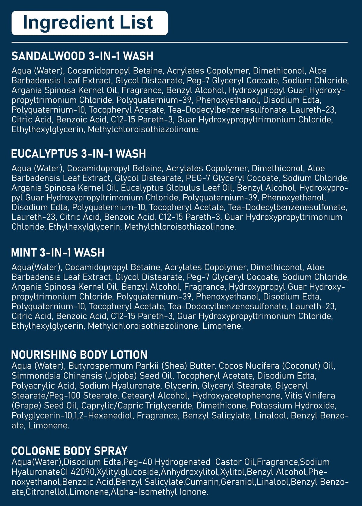 Close-up of DOYEEWO Men's Body Wash Mint scent