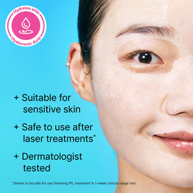 Close-up of Dr.Jart+ Dermask Vital Hydra Solution Glow Face Mask texture