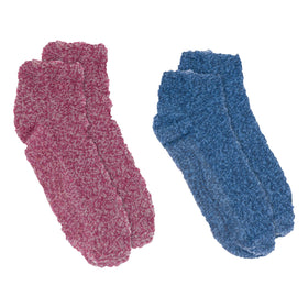 Close-up of Dr. Scholl's Lavender Spa Socks showing silicone treads