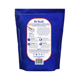 Close-up of Dr Teal's Pure Epsom Salt resealable bag