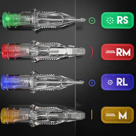 Close-up of Dragonhawk Tattoo Needles tip