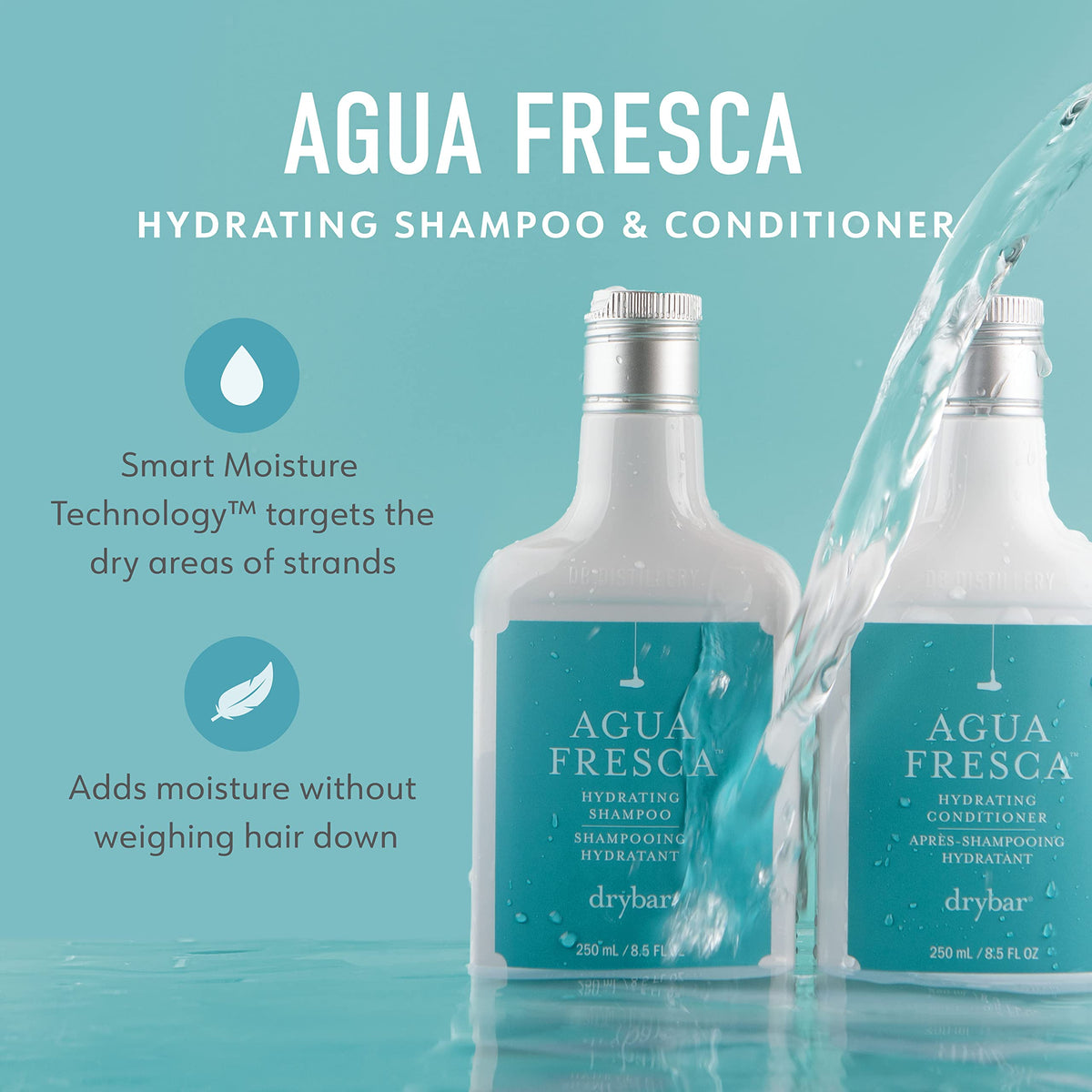 Close-up of Drybar Agua Fresca Hydrating Conditioner texture