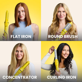 Close-up of Drybar Multi-Styler ceramic plates