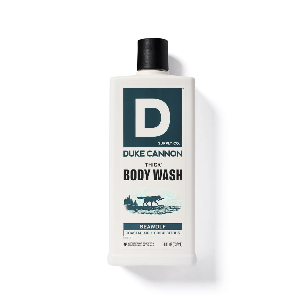 Close-up of Duke Cannon body wash texture
