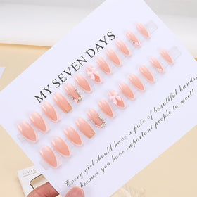 Close-up of DZPGUONIZ jelly glue stickers for press on nails