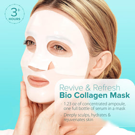 Close-up of Ebanel Bio Collagen Face Mask hydrogel texture