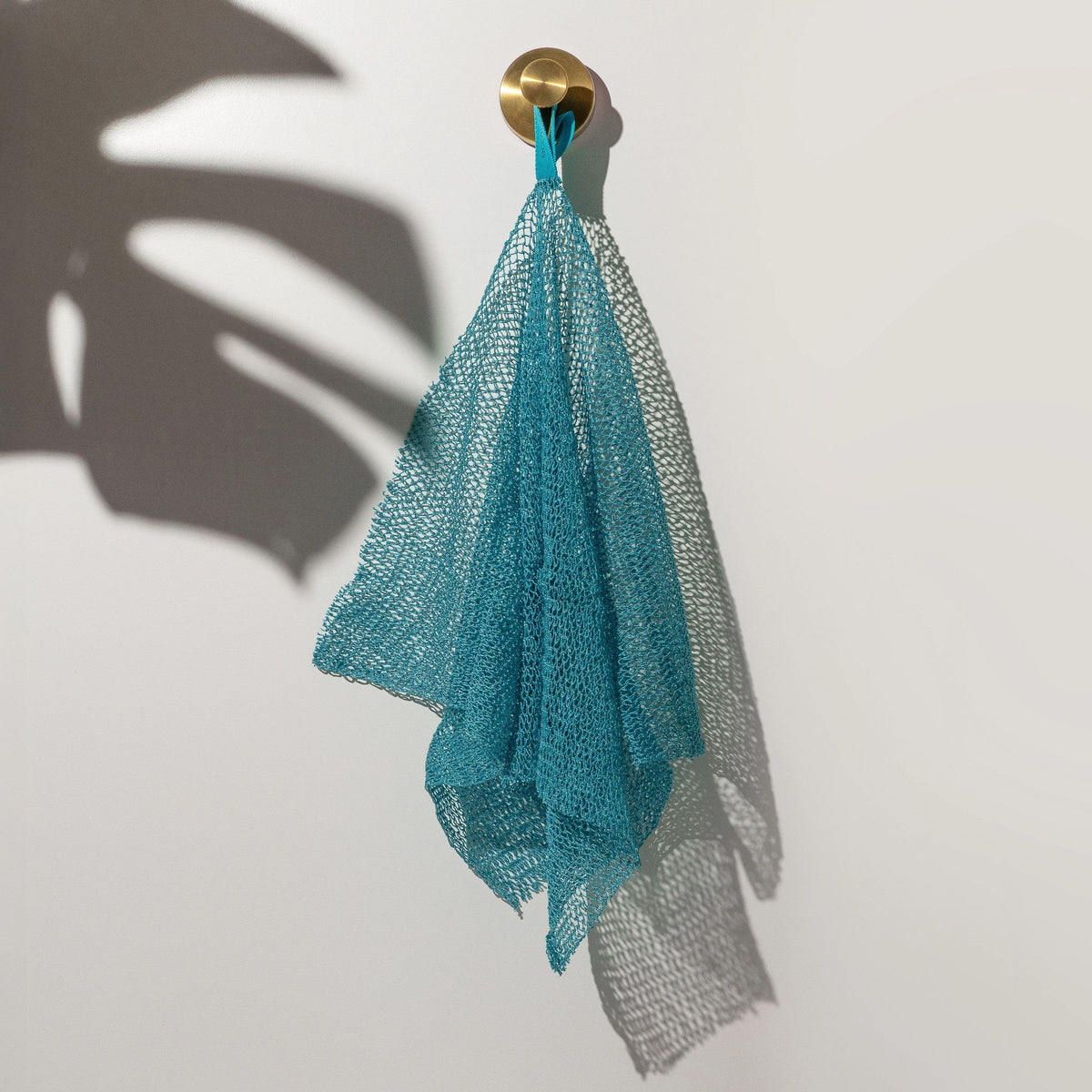 Close-up of EcoTools Exfoliating Bath Net texture and material
