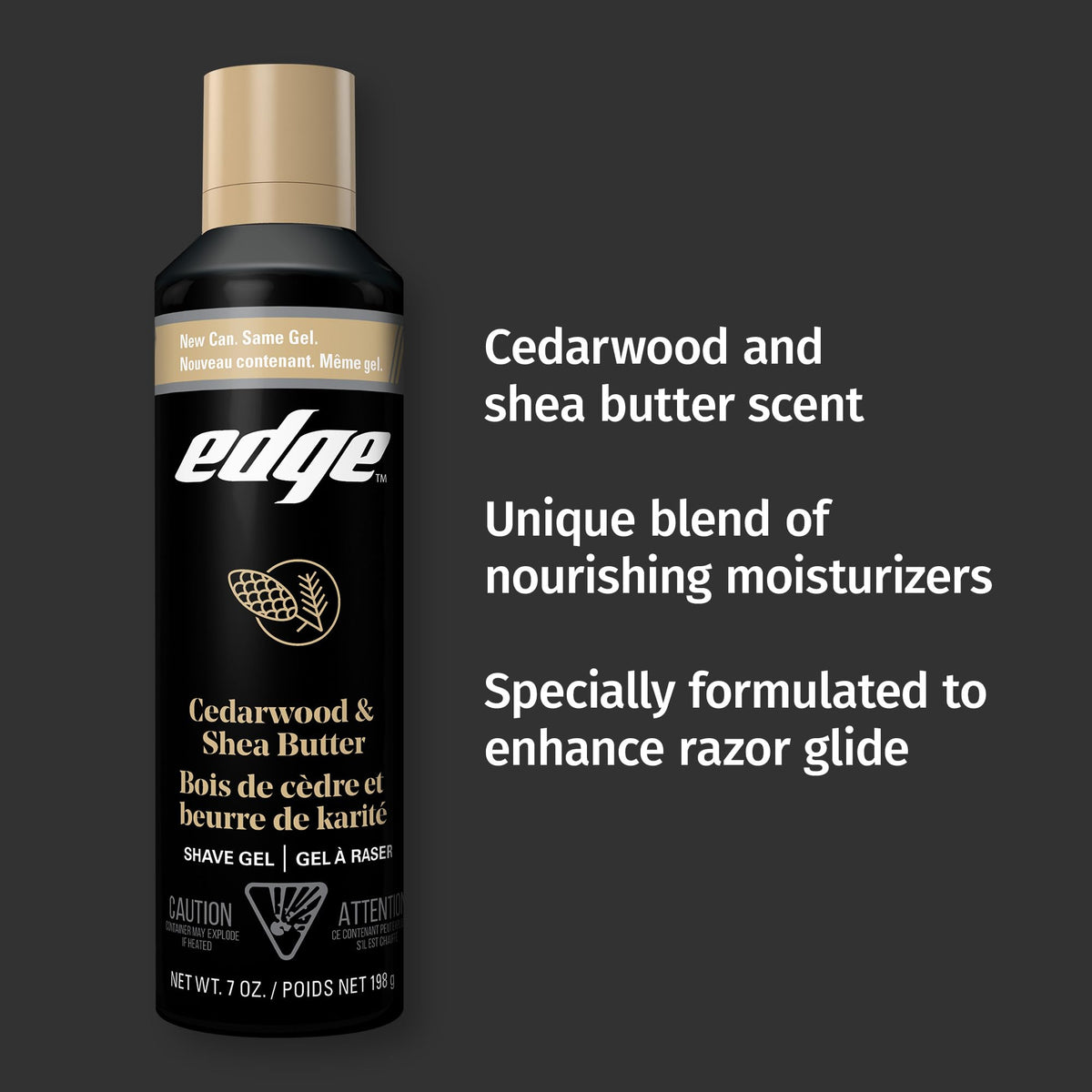 Close-up of Edge Shave Gel texture