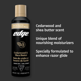 Close-up of Edge Shave Gel texture