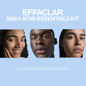 Close-up of Effaclar Gel Cleanser texture on hand
