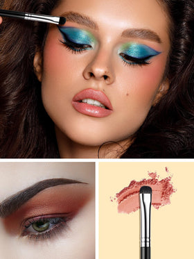 Close-up of EIGSHOW Eyeliner Brush showing bristle quality