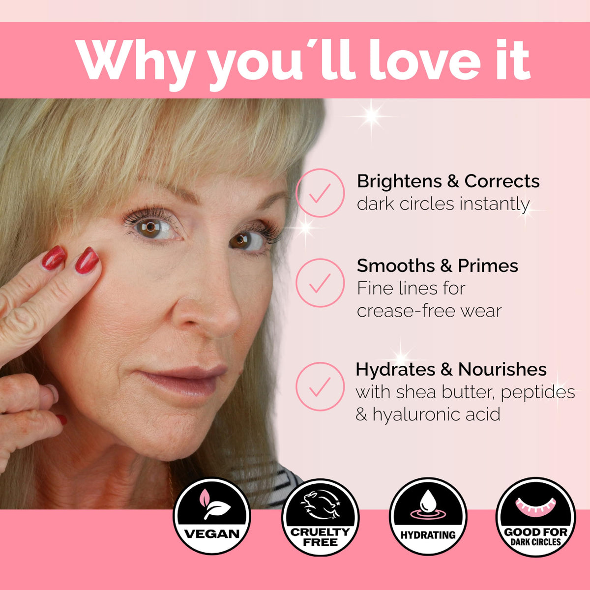 Close-up of Elizabeth Mott Under Eye Brightener Base texture