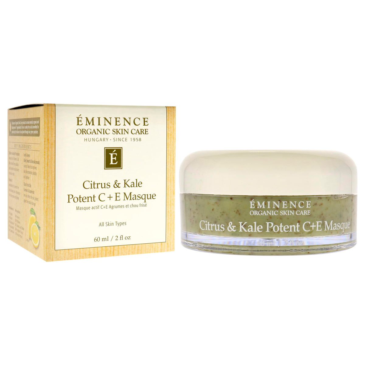 Close-up of Eminence Citrus & Kale Masque texture