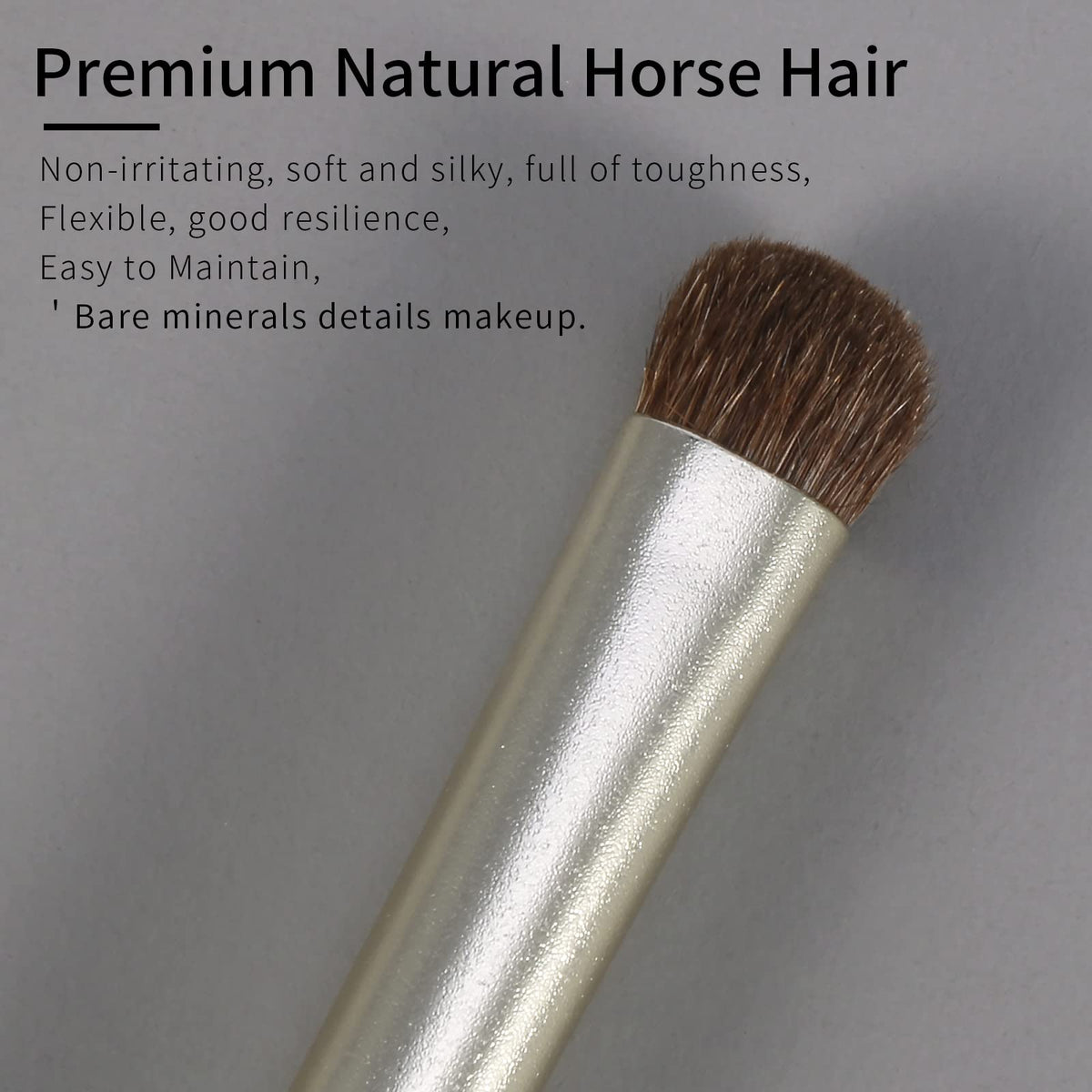 Close-up of ENZO KEN Eye Shadow Brush bristles