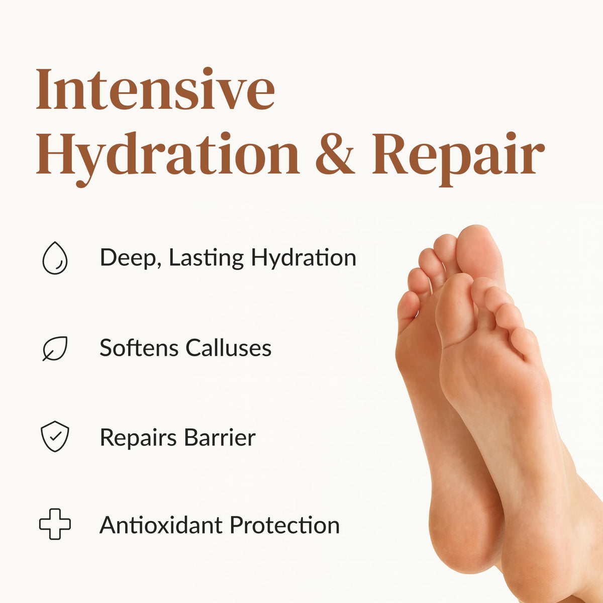 Close-up of Epielle Hydrating Foot Mask Socks