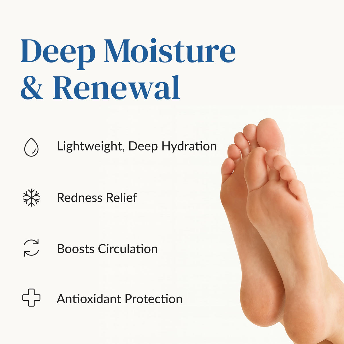 Close-up of Epielle Intensive Repairing Foot Mask with coconut oil