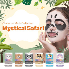 Close-up of Epielle Rabbit face mask in packaging
