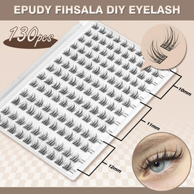 Close-up of EPUDY FIHSALA Spike Lash Clusters showing texture
