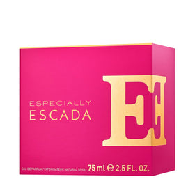 Close-up of Escada Especially Women's Eau de Parfum bottle