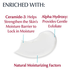 Close-up of Eucerin Advanced Repair Hand Cream texture
