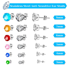 Close-up of Evatage ear piercing gun with earring studs
