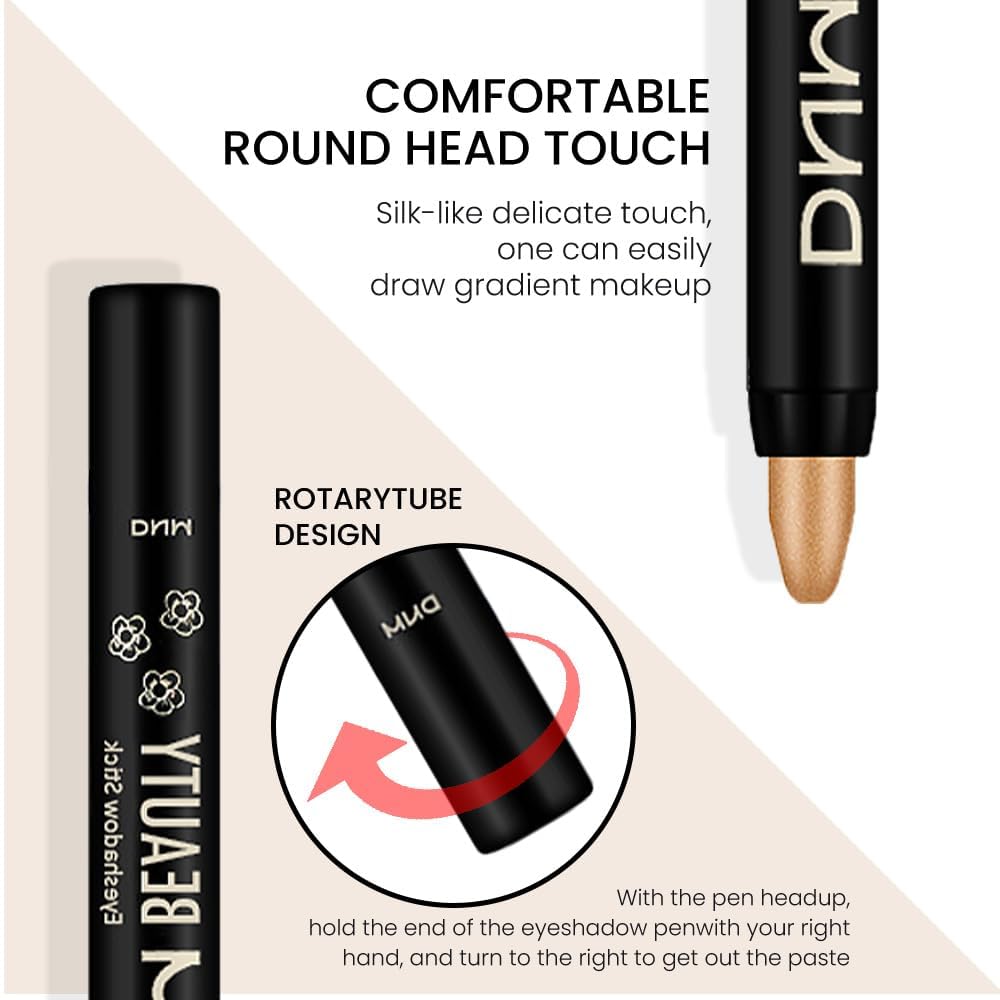 Close-up of evpct Cream Eyeshadow Stick in Desert Gold