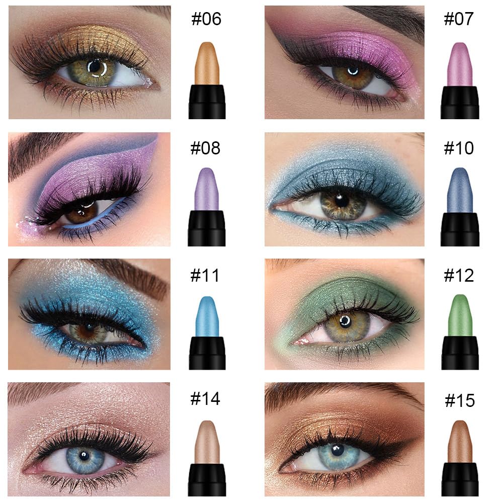 Close-up of evpct eyeshadow sticks in vibrant shades