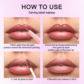 close-up of evpct lip liner and lipstick tip