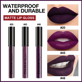 Close-up of evpct Liquid Lipstick showing matte finish