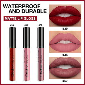 Close-up of evpct matte lipstick showing rich colour
